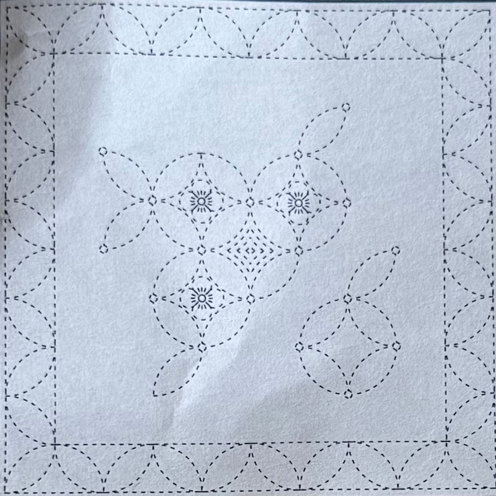 Sashiko Sampler - White - 843K-10