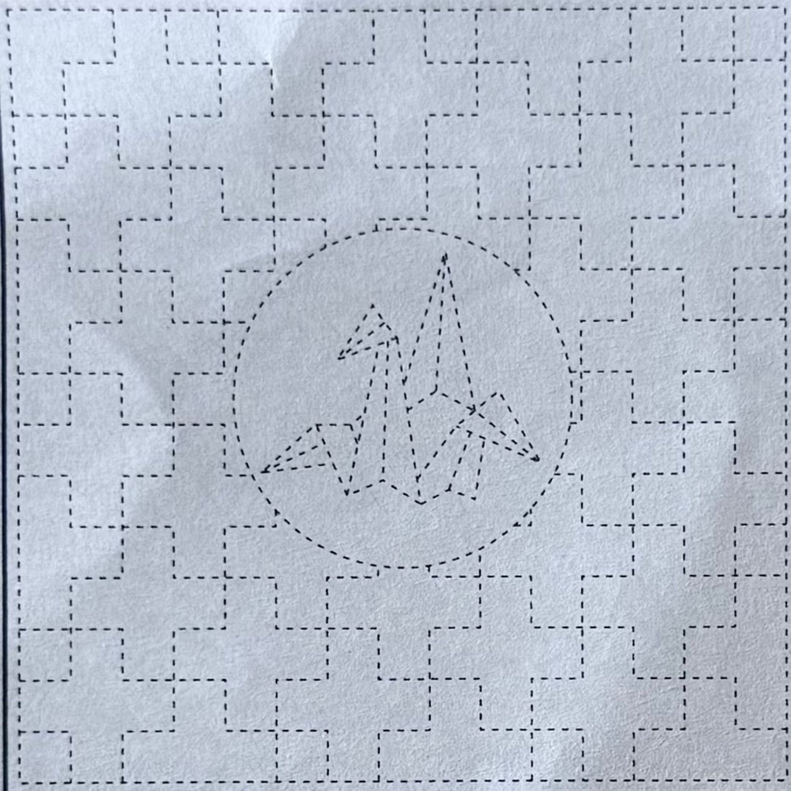 Sashiko Sampler - White - 843K-8