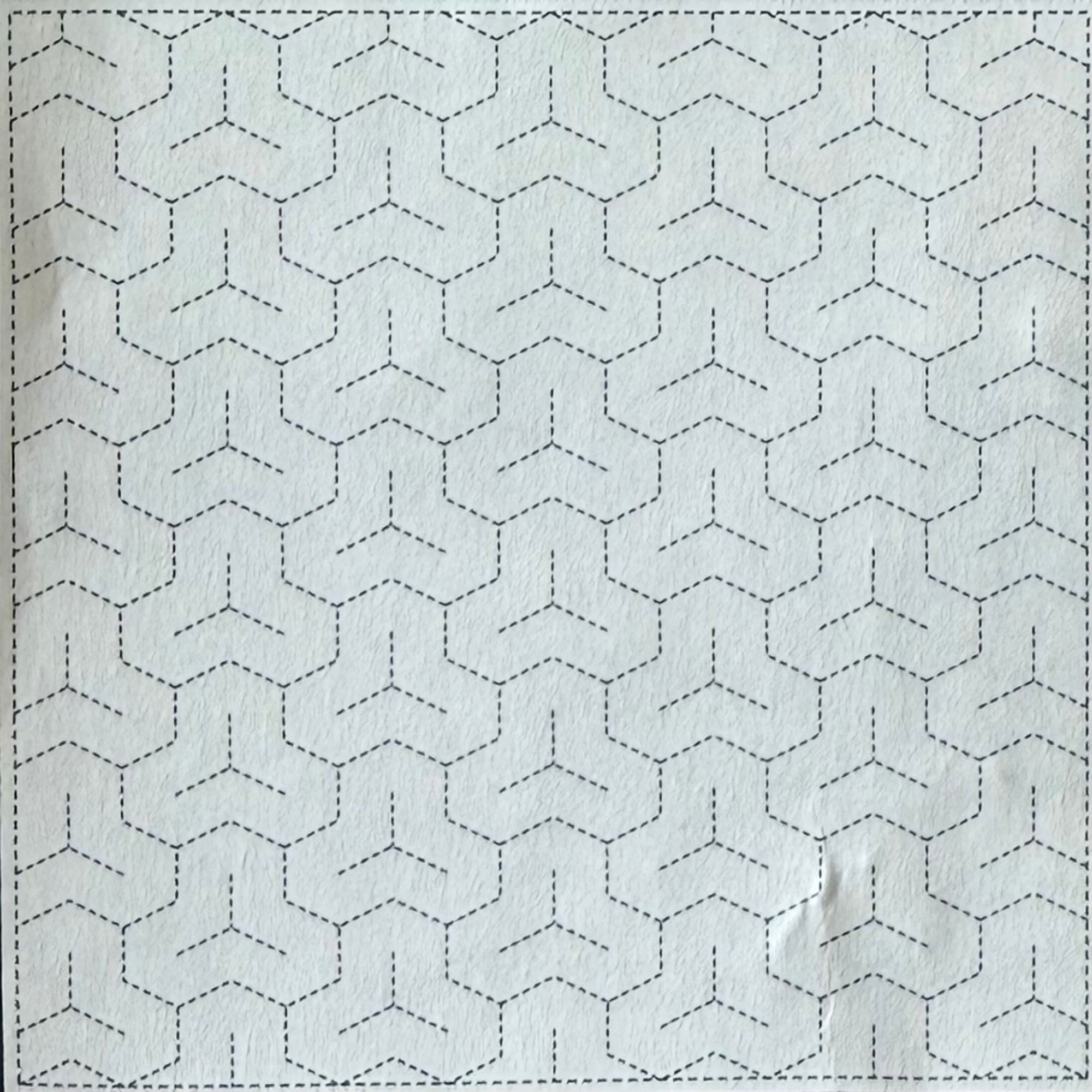 Sashiko Sampler - White - 843K-28