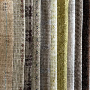Haori Taiwan - Yarn-Dyed Fabric Roll - Yellow & Beige