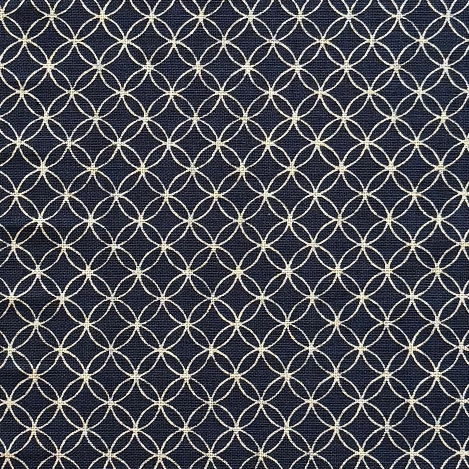 Shippo-Tsunagi - Cotton Print Fabric - $32 Per Metre