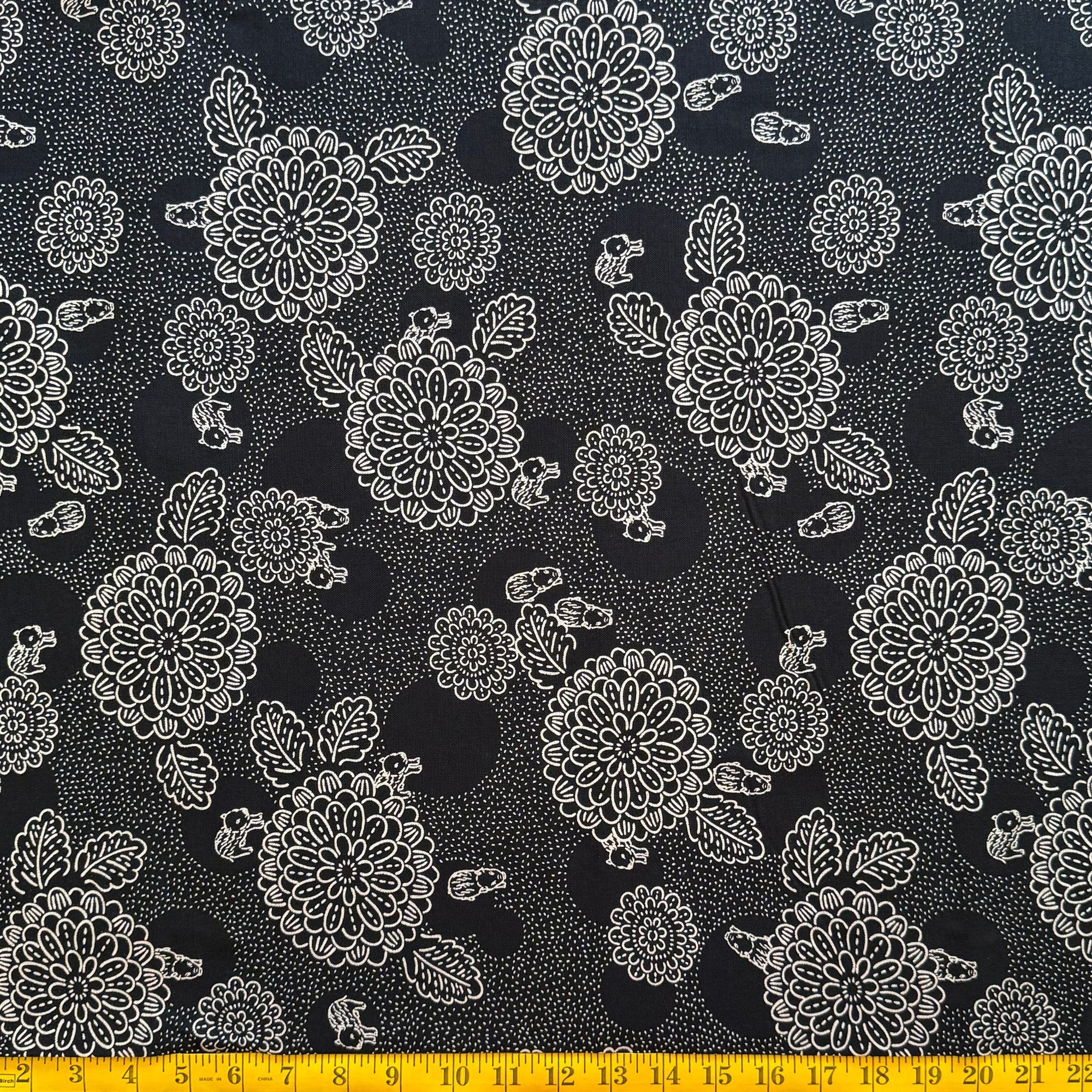 Spotty Pigs - Cotton Print Fabric - $32 Per Metre
