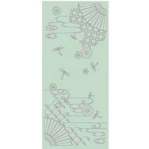 Wagara Autumn Sky - Sashiko Panel
