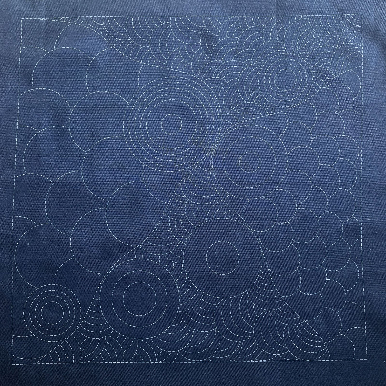 Whirl Pools Pre-Printed Sashiko Panel