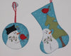 Frosty's Ornament & Mini Stocking Pattern